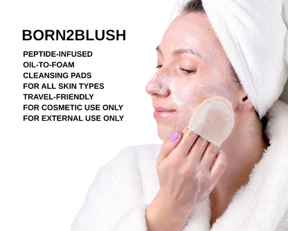 1NDONE Peptide Infused Oil-to-Foam Cleansing Pad