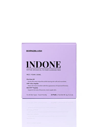 1NDONE Peptide Oil-to-Foam Cleansing Pad