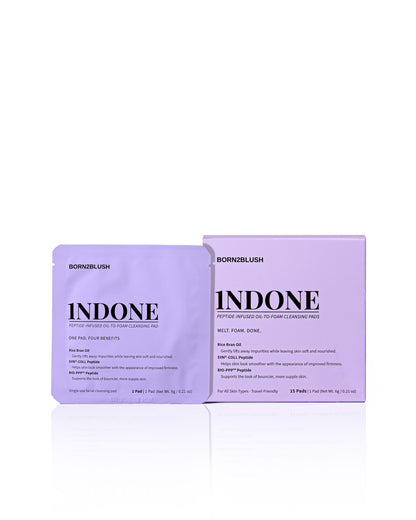 1NDONE Peptide Oil-to-Foam Cleansing Pad
